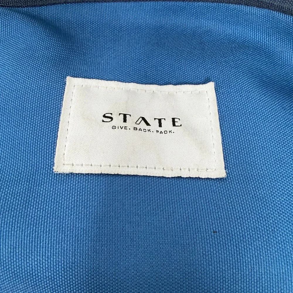 STATE Men's Backpack in Navy, Blue, Gray
